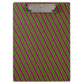 New Orleans Stripe Glitter Klembord