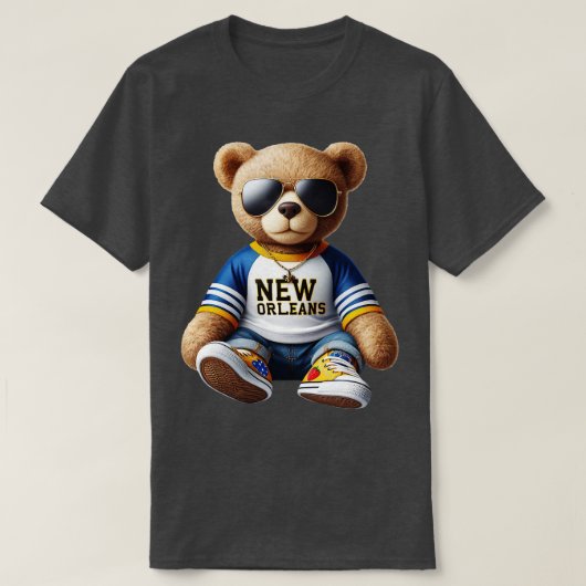 New Orleans Teddy Bear TShirt (Design devant)