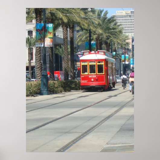 New Orleans Trolly Poster (Voorkant)