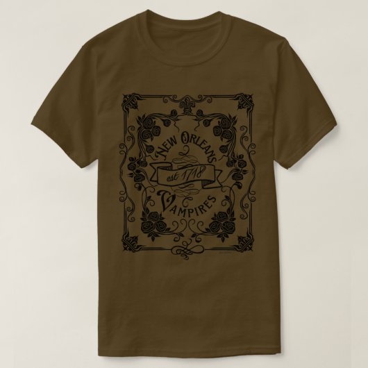 New Orleans Vampires 1718 TShirt (Design devant)
