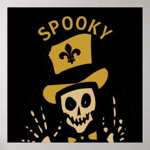 New Orleans Voodoo Man, SPOOKY, bewerk tekst Poster