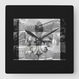 New Orleans [Wall Clock] Vierkante Klok