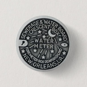 New Orleans Water Meter Button
