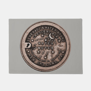 New Orleans Water Meter deksel Deurmat