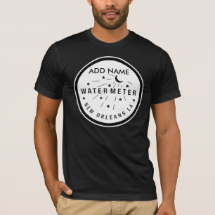 New Orleans Water Meter Hoesje, NAAM TOEVOEGEN NAA T-shirt