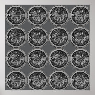 New Orleans Water Meter Wall Art Poster