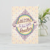 New Orleans Wedding Invitation Kaart (Staand voorkant)