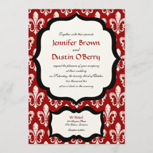 New Orleans Wedding Invitation Kaart