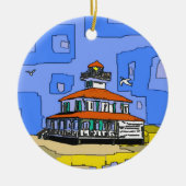 New Orleans West End Lighthouse Keramisch Ornament (Voorkant)