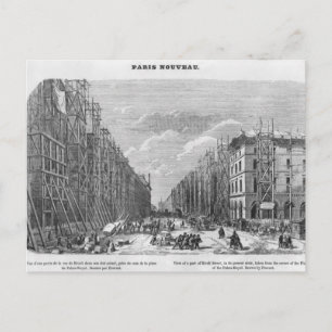 New Paris, uitzicht van een deel van de straat Riv Briefkaart