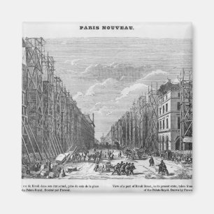 New Paris, uitzicht van een deel van de straat Riv Magneet