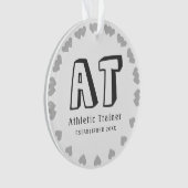 New Personalize Athletic Trainer Ornament (voorkant)