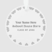 New Personalize Athletic Trainer Ornament (achterkant)