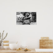 New Piano Practice, 1689 Poster (Keuken)