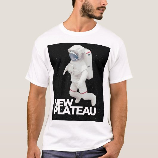New Plateau Brand Moon Man T-Shirt (Devant)