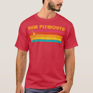 New Plymouth Nieuw-Zeeland Distress Souven T-shirt
