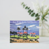 New Point Loma Lighthouse, Californie Carte postal (Debout devant)
