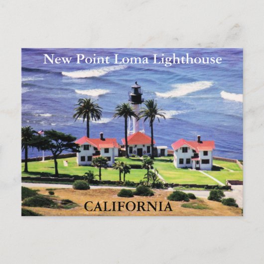 New Point Loma Lighthouse, Californie Carte postal (Devant)