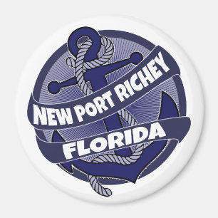 New Port Richey Florida anchor swirl magnet Magneet