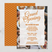 New Restaurant Grand Opening | Bistro Kaart (Voorkant / Achterkant)