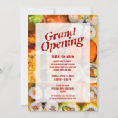 New Restaurant Grand Opening | Sushi Seafood Kaart (Voorkant)