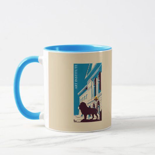 New Retro art institute Chicago adverteren Mok (Links)