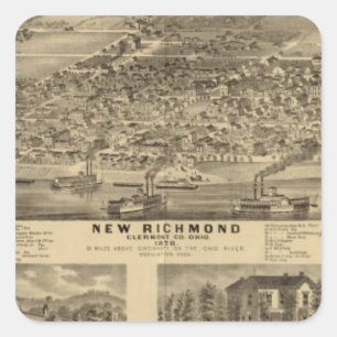 New Richmond, Ohio Vierkante Sticker