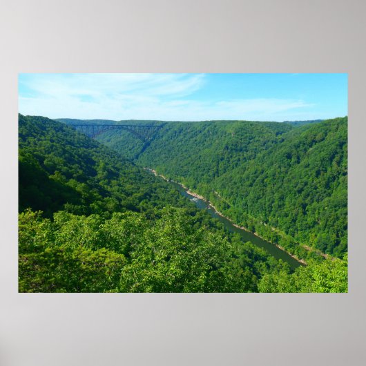 New River Gorge Bridge I Poster (Voorkant)