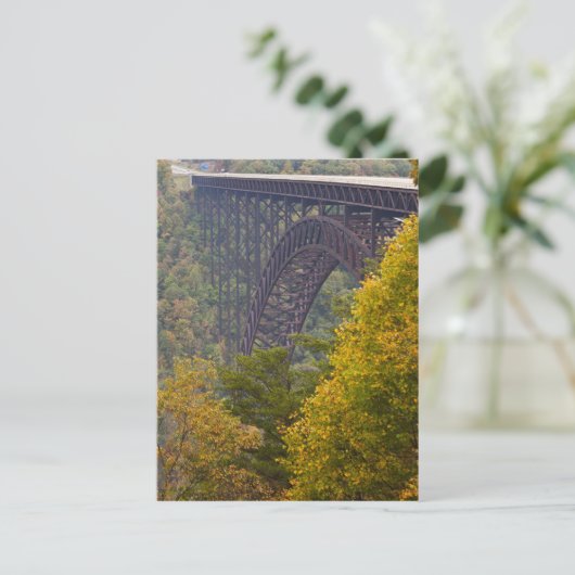 New River Gorge Bridge, New River Gorge Briefkaart (Staand voorkant)