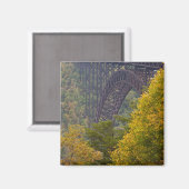 New River Gorge Bridge, New River Gorge Magneet (Voorkant / Achterkant)