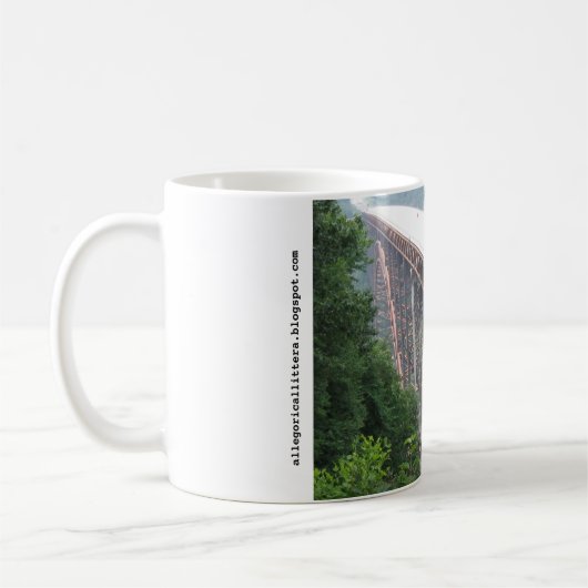 New River Gorge Bridge, Virginie-Occidentale, Mug (Gauche)