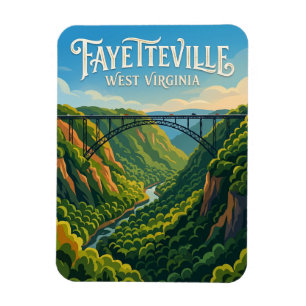 New River Gorge Bridge VS Magneet