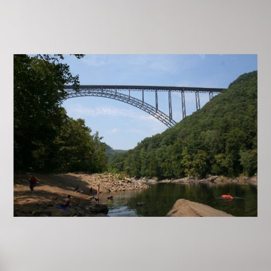 New River Gorge Bridge WVA Poster (Voorkant)