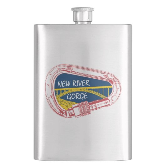 New River Gorge Climate Carabiner Heupfles (Voorkant)