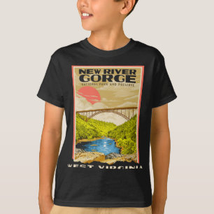 New River Gorge National Park West Virginia Raften T-shirt