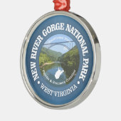 New River Gorge (NP2) Metalen Ornament (Links)