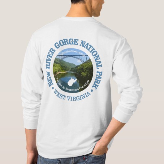 New River Gorge (NP2) T-shirt (Achterkant)