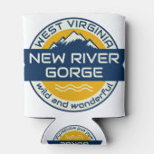 New River Gorge West Virginia Blikjeskoeler (Achterkant)