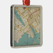 New Rochelle, NY Metalen Ornament (Rechts)