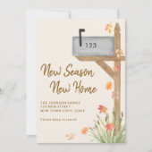 New Season New Home Fall Autumn Mailbox Moving Aankondiging (Voorkant)