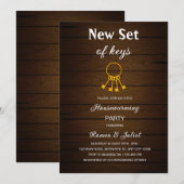 New Set Of Keys Homewarming Invitation (Devant / Derrière)