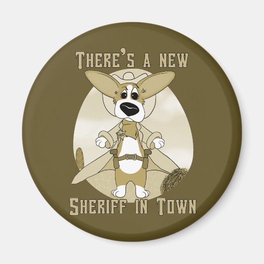 New Sheriff dans Town Magnet (Devant)