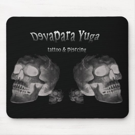 new skull2 muismat (Voorkant)