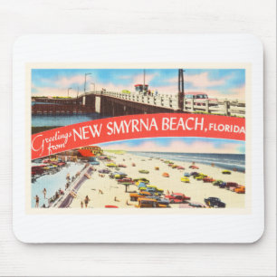 New Smyrna Beach Florida FL Old Travel Souvenir Muismat