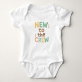 New to the Crew Baby Bodysuit Design (Voorkant)