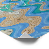 New Turks Pier Abstract 3, 2011 | SVP-Afbeeldingen Poster (Hoek)