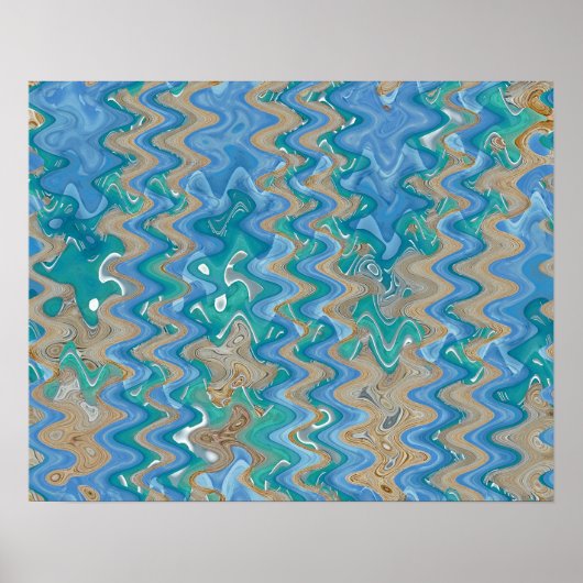 New Turks Pier Abstract 3, 2011 | SVP-Afbeeldingen Poster (Voorkant)