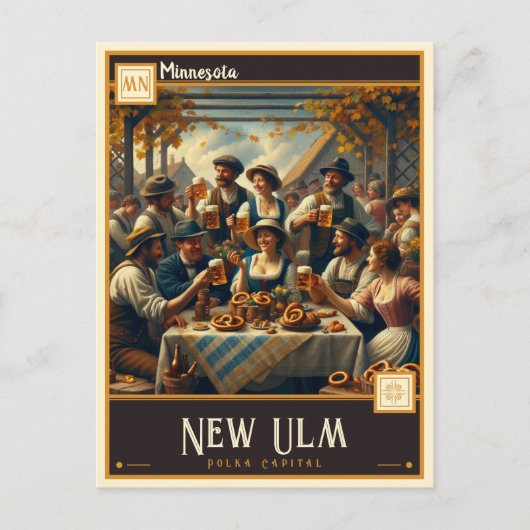 New Ulm, Minnesota | Briefkaart (Voorkant)