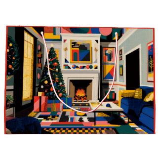 New Wave 1980s Pop Art Christmas Groot Cadeauzakje