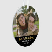 New-wed Photo Holiday Ornament (voorkant)